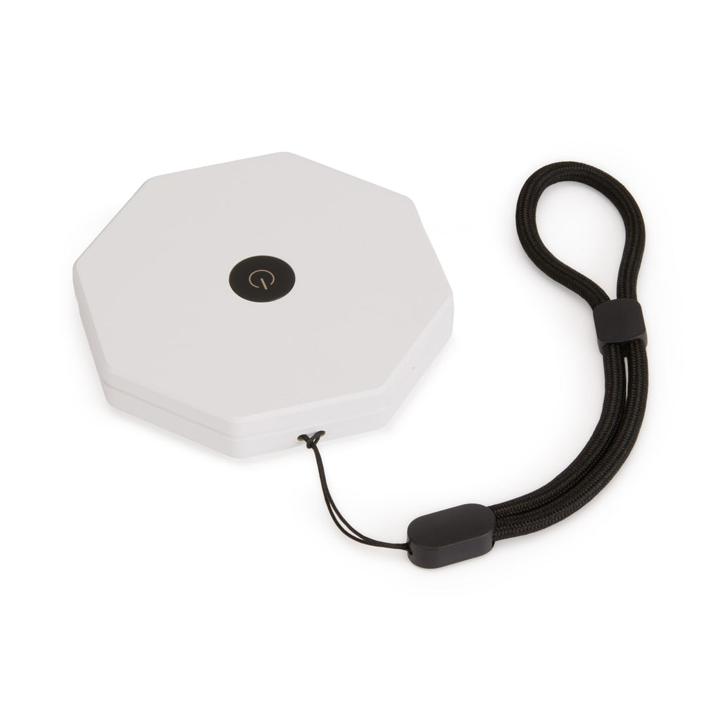 Twist Hexagon Portable Table Lamp - Lunar White