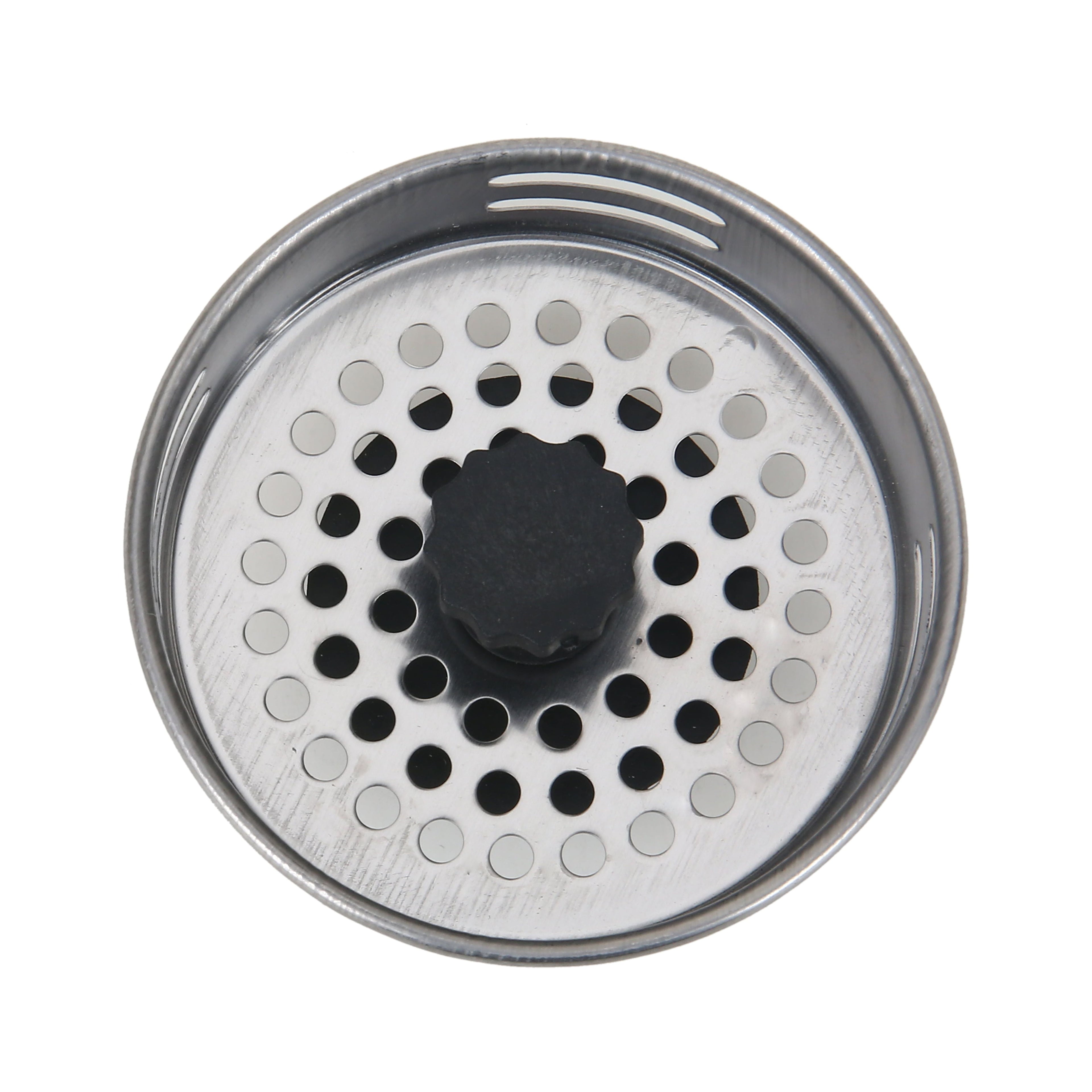Stainless Steel Kitchen Sink Strainer and Drain Catcher with Rubber Stopper