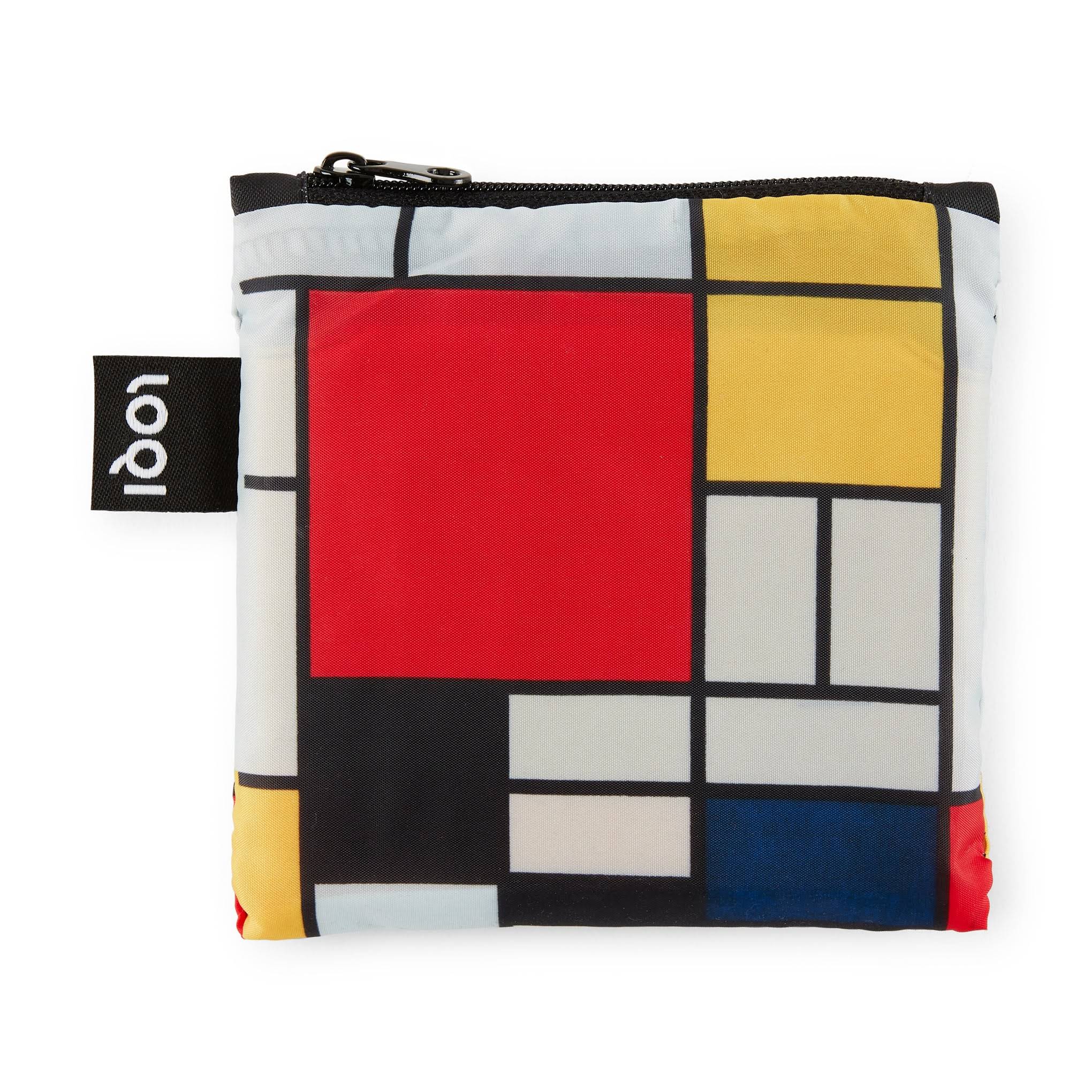 Loqi Recycled Polyester Artist Tote Bag - Mondrian