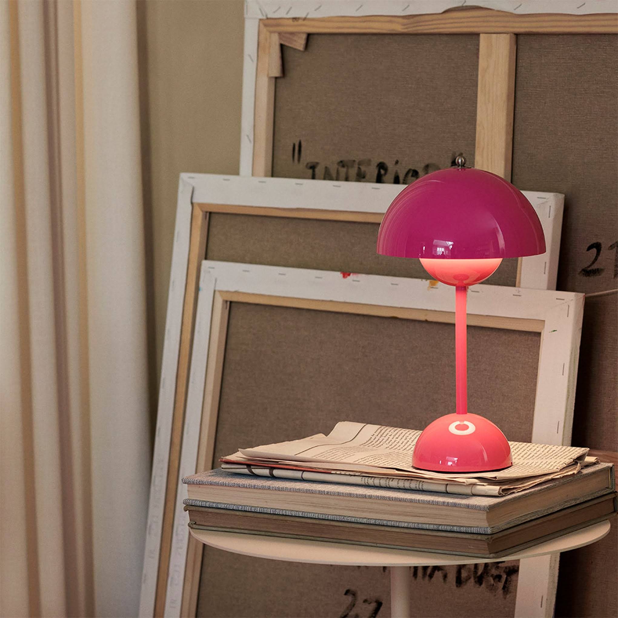 Flowerpot VP9 LED Portable Lamp - Tangy Pink