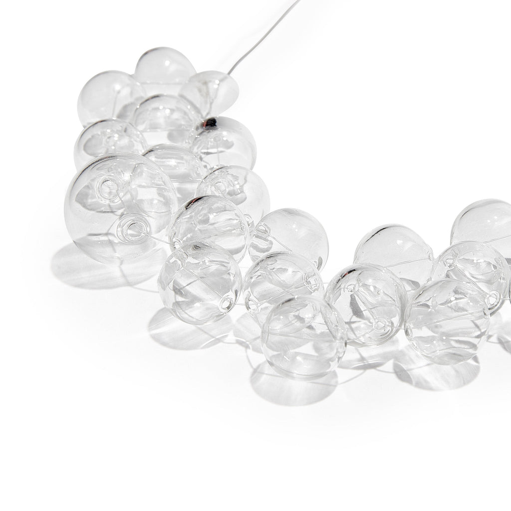 Glass Bubble Necklace - Transparent
