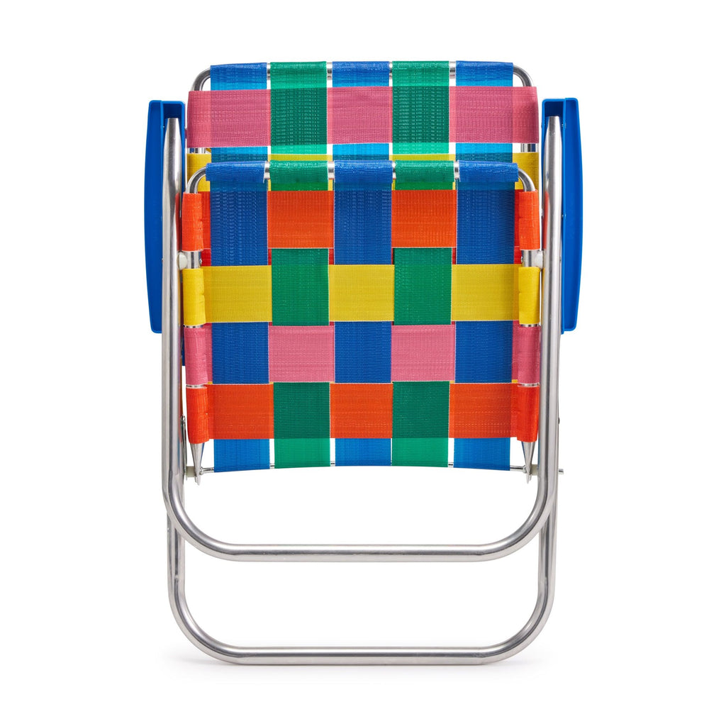 Classic Lawn Chair - Retro Rainbow