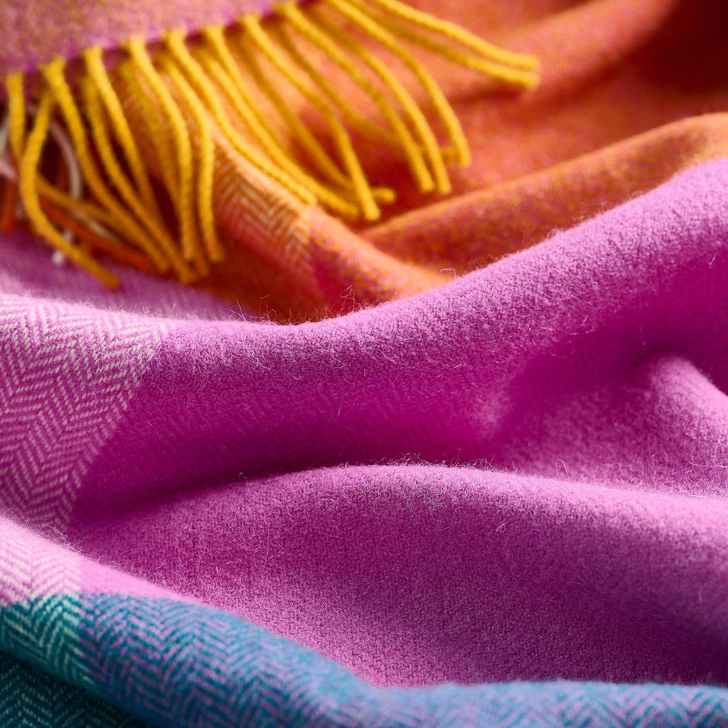 Hellfire Lambswool Throw