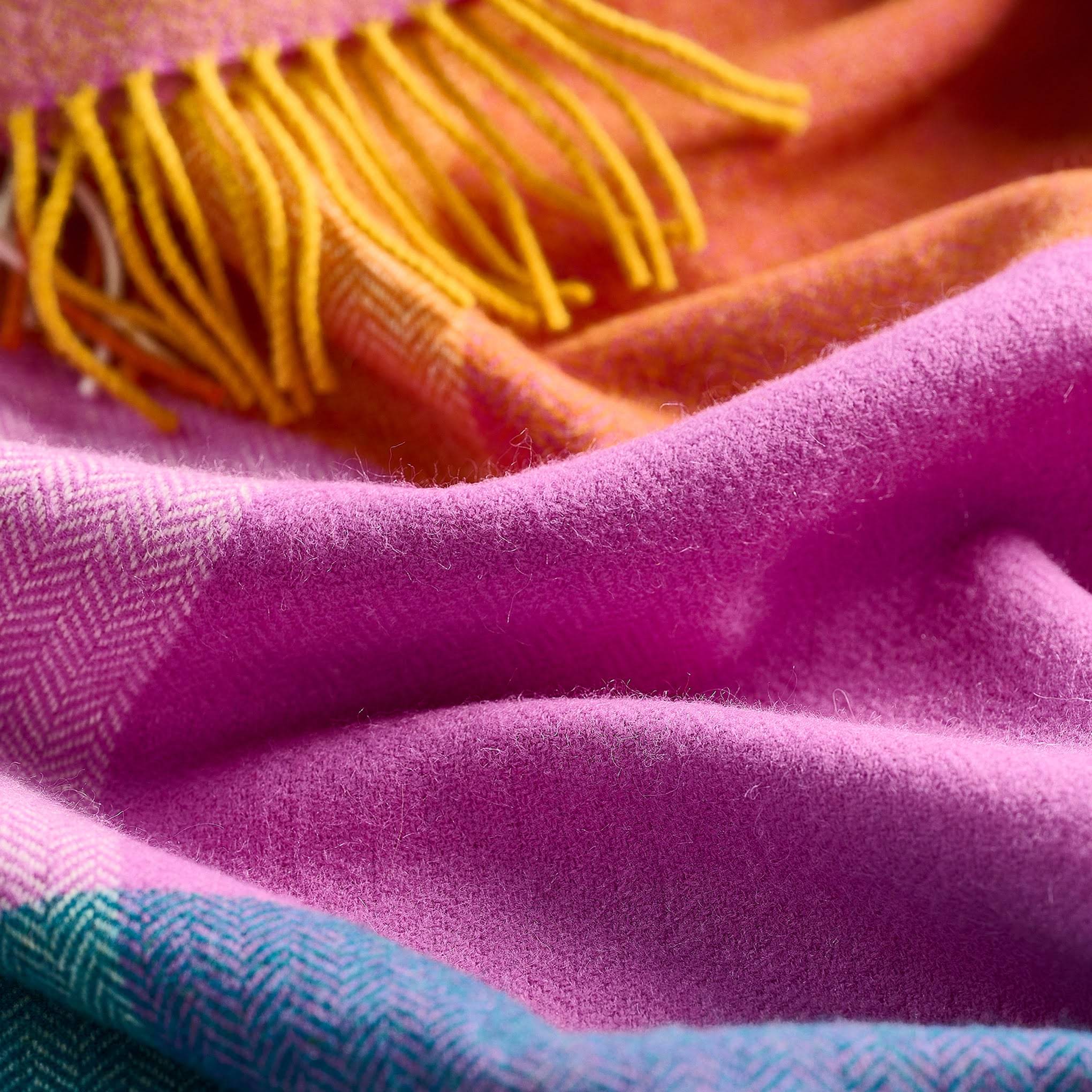 Hellfire Lambswool Throw