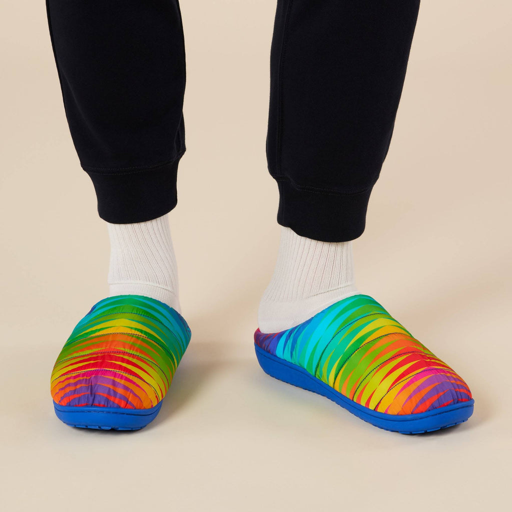 Jeffrey Gibson for MoMA Subu Slippers - Chevron Spectrum