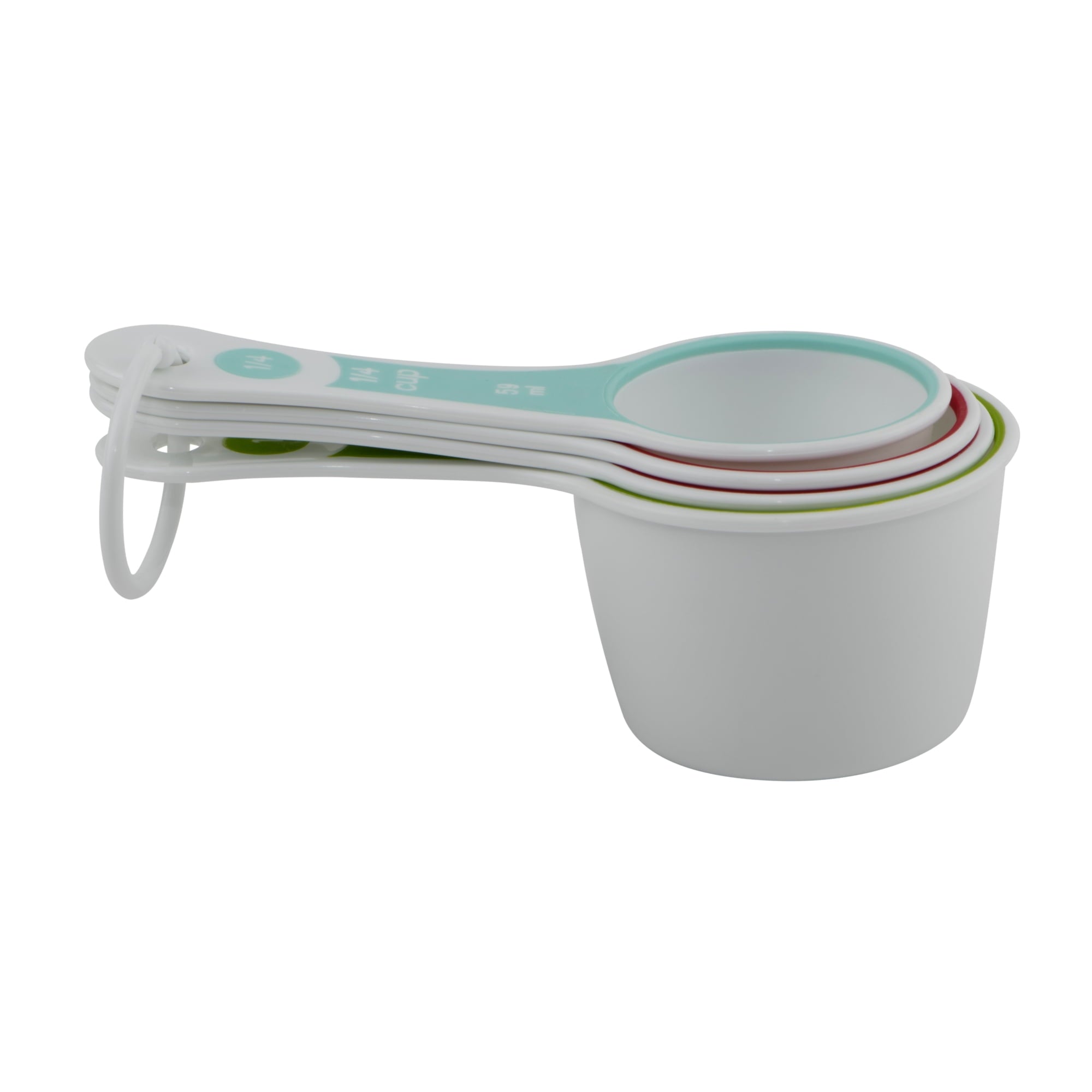 (3 pack) 4-Piece Measuring Cups Set, Multicolor