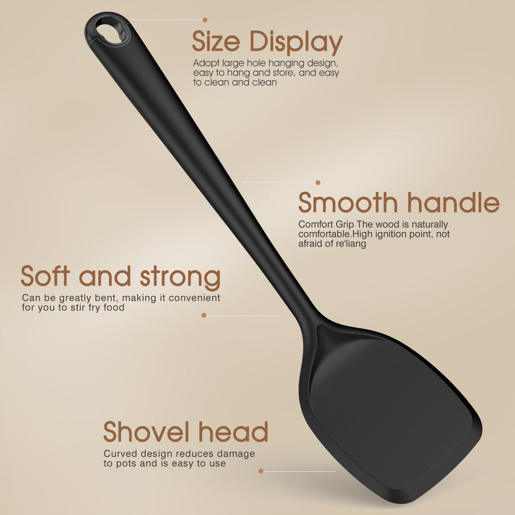 Silicone Kitchen Utensils Set, 600°F Heat Resistant Silicone Cooking Utensils, Spatula, Spoon, Whisk, Tongs, Kitchen ...