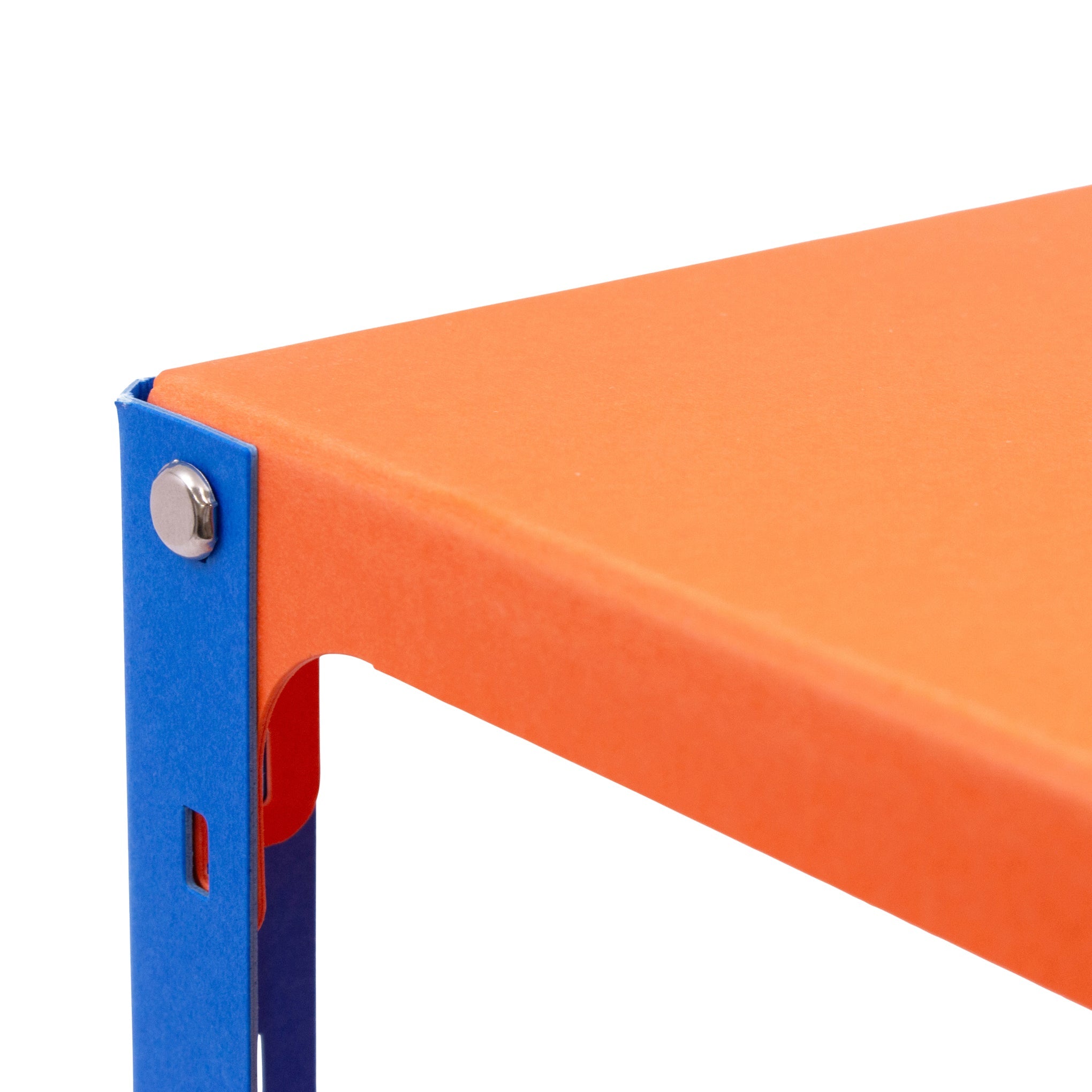 Paper Shelves Rack - Blue/ Orange