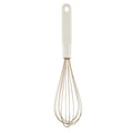 Wire Hand Whisk for Cooking Durable, Rust-Resistant & Dishwasher Safe, Cream & Gold