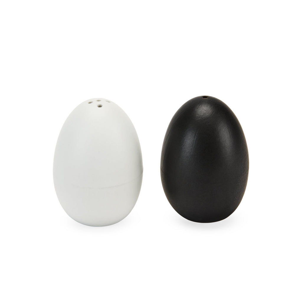 Surrealist Egg Porcelain Salt and Pepper Shakers - Set of 2