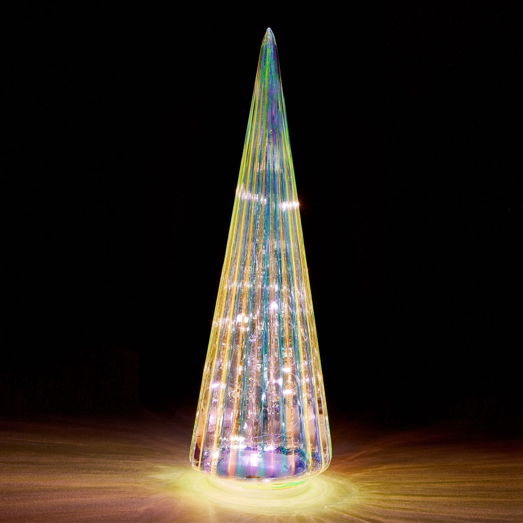 MoMA LED Glass Lighted Tree- Large - White