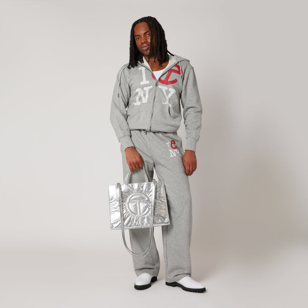 Telfar Tyvek Shopping Bag - Silver