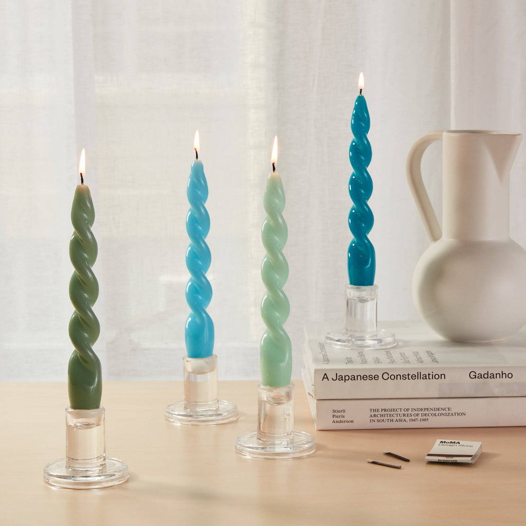 Twist Candles - Set of 4