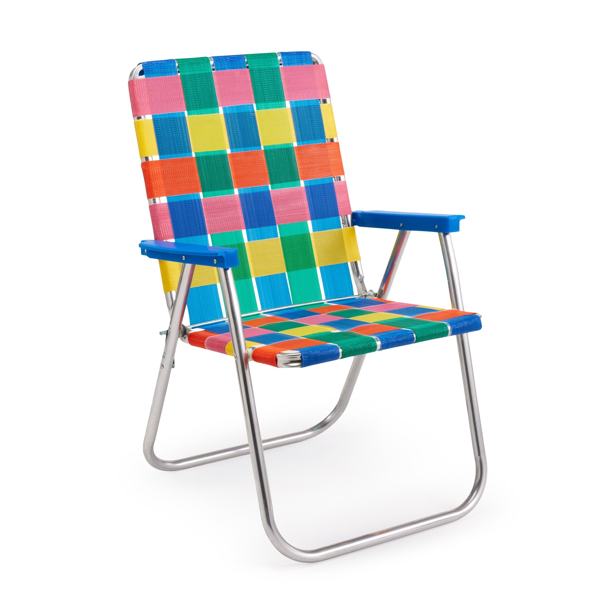 Classic Lawn Chair - Retro Rainbow