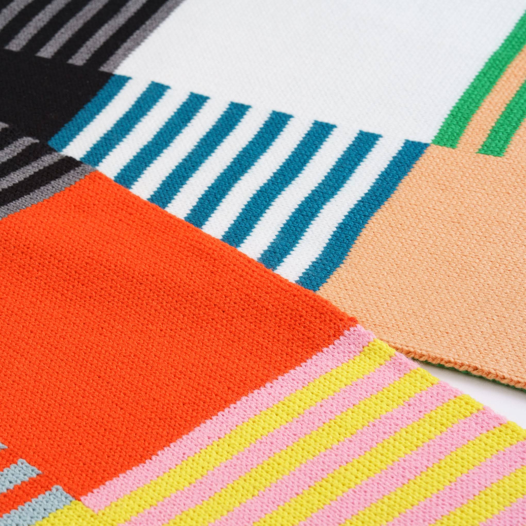 Verloop Oversized Block Stripe Scarf