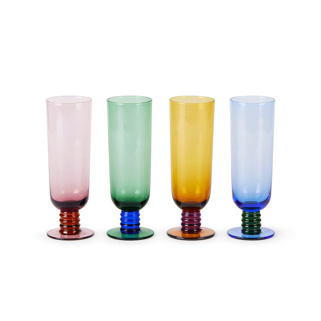 Saturn Glassware - Set of 4 - Champagne Set of 4