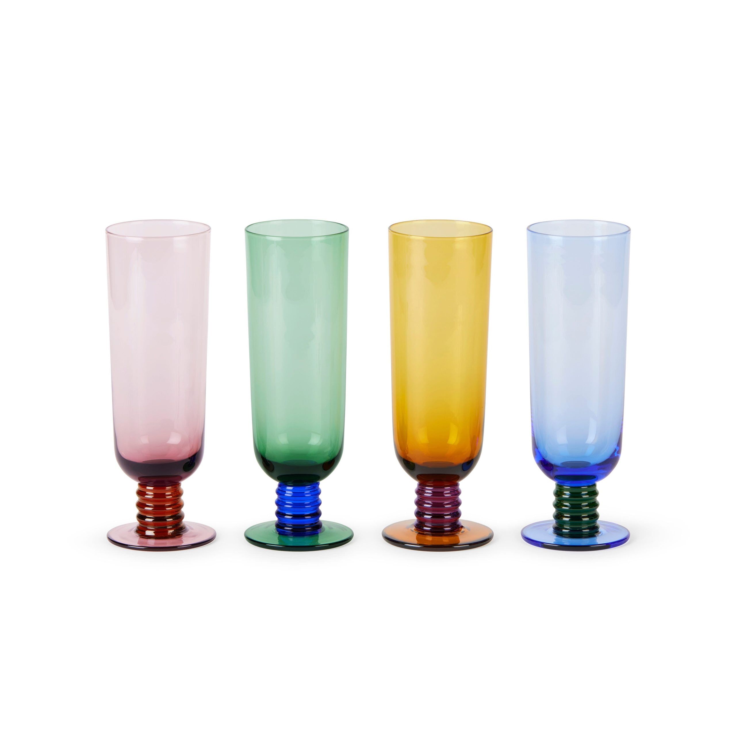 Saturn Glassware - Set of 4 - Champagne Set of 4
