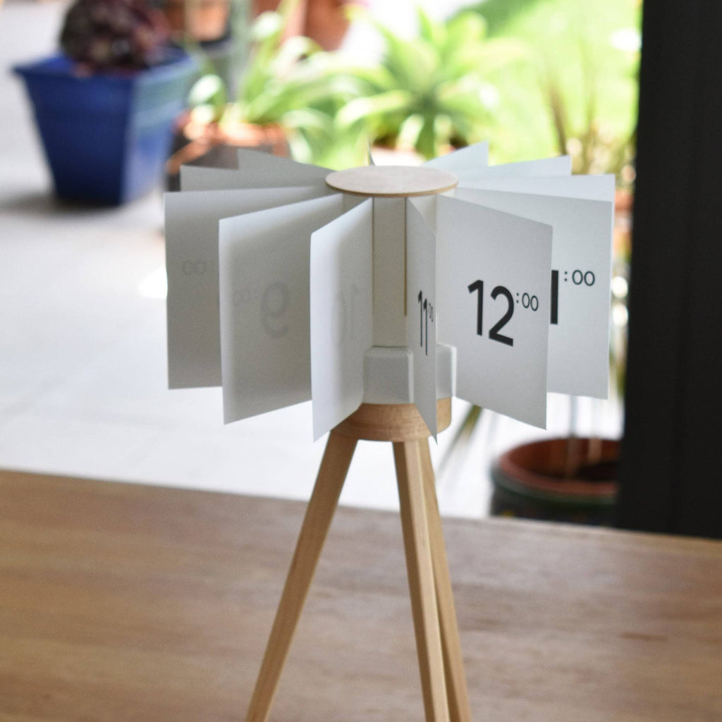 Paper Leaves NRH Mini Desk Clock