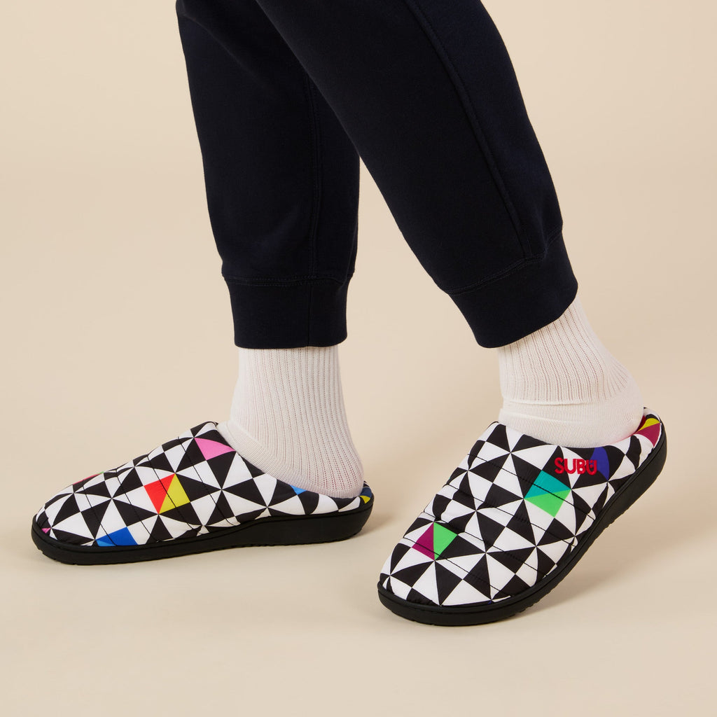 Jeffrey Gibson for MoMA Subu Slippers - Triangular Mosaic