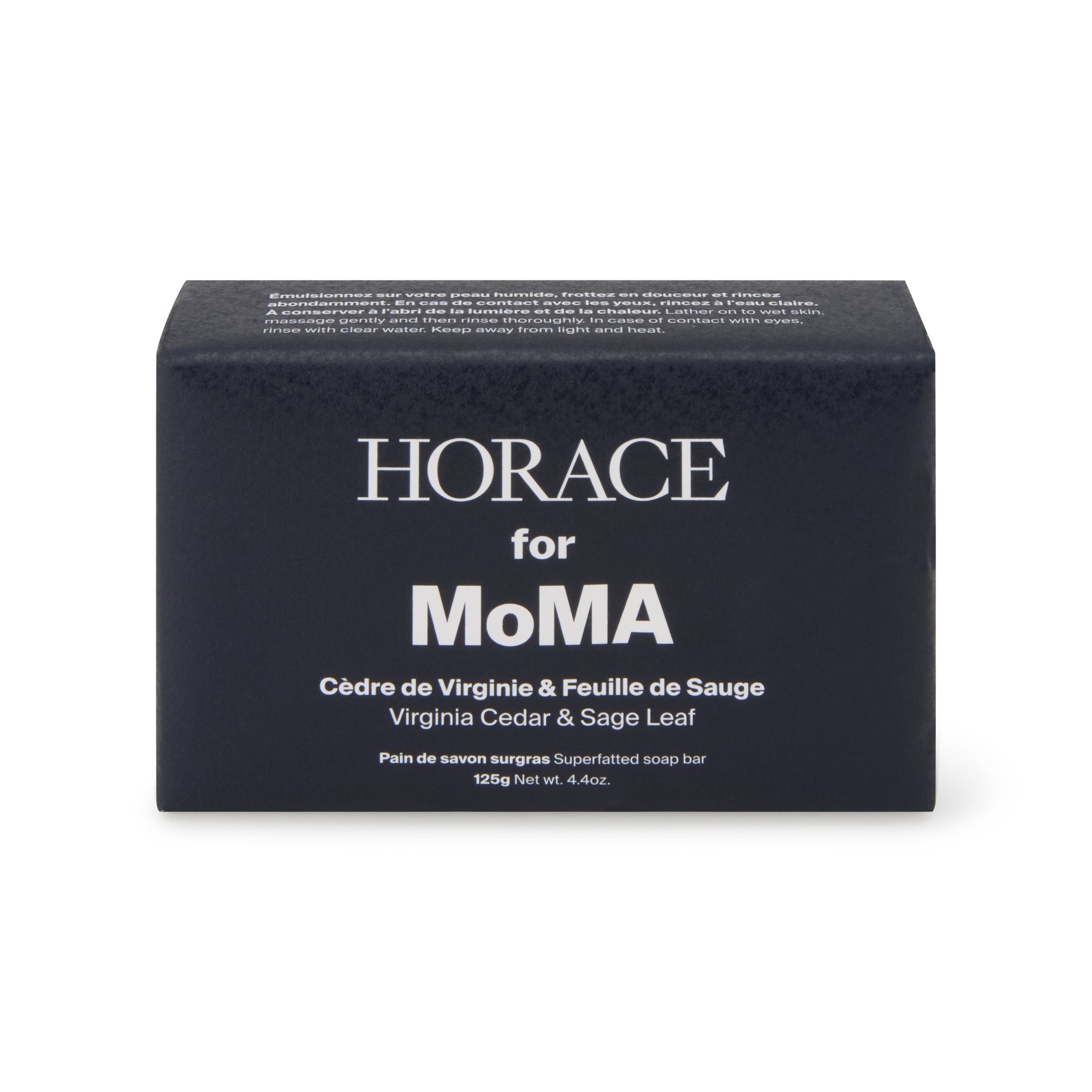 Horace MoMA Superfatted Soap Bar - Virginia Cedar &amp; Sage Leaf