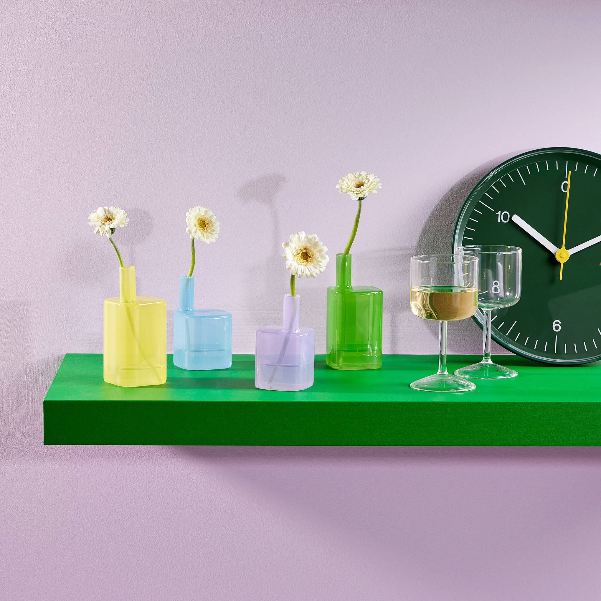 Cityscape Vase - Pistachio