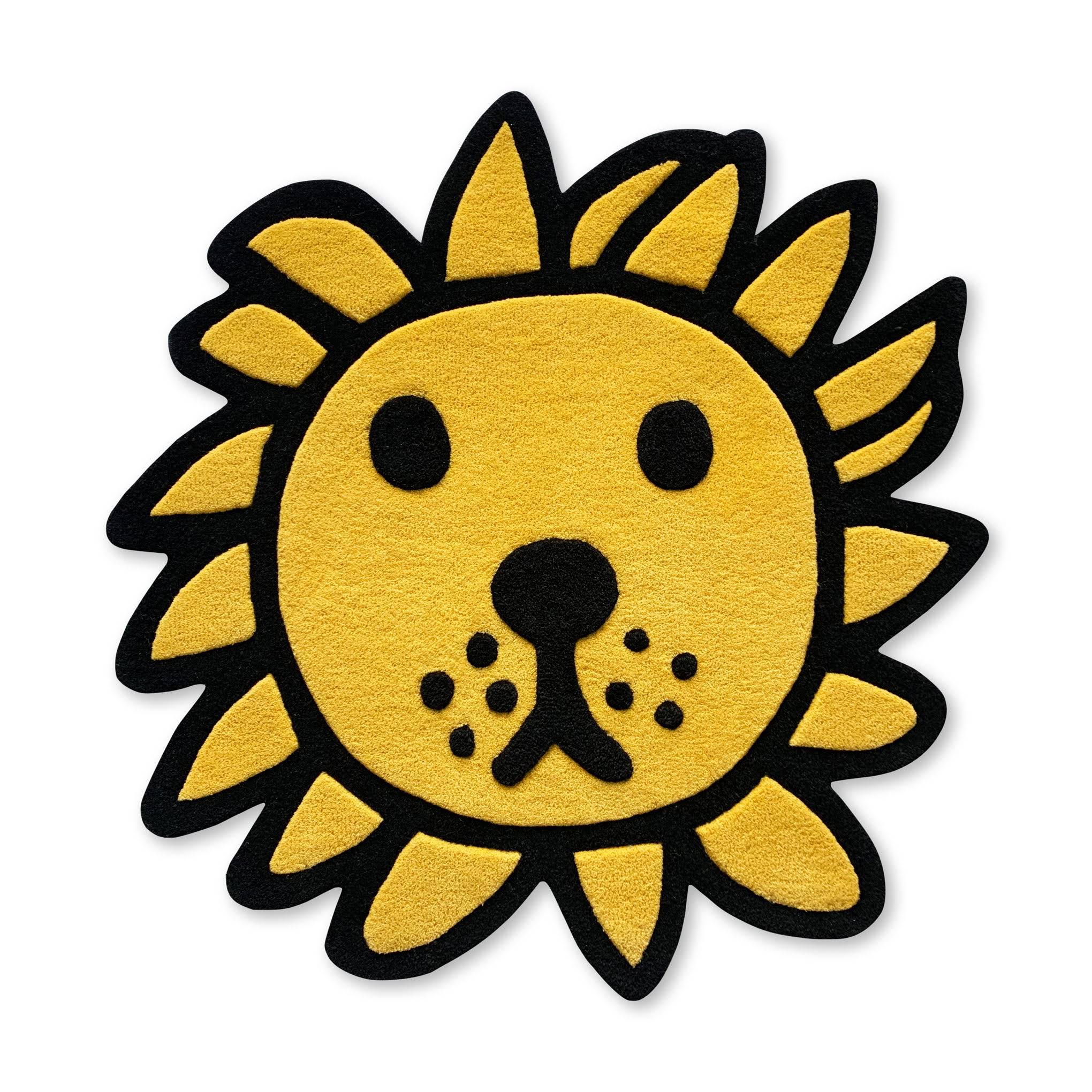 Miffy &amp; Friends Wool Rug - Yellow