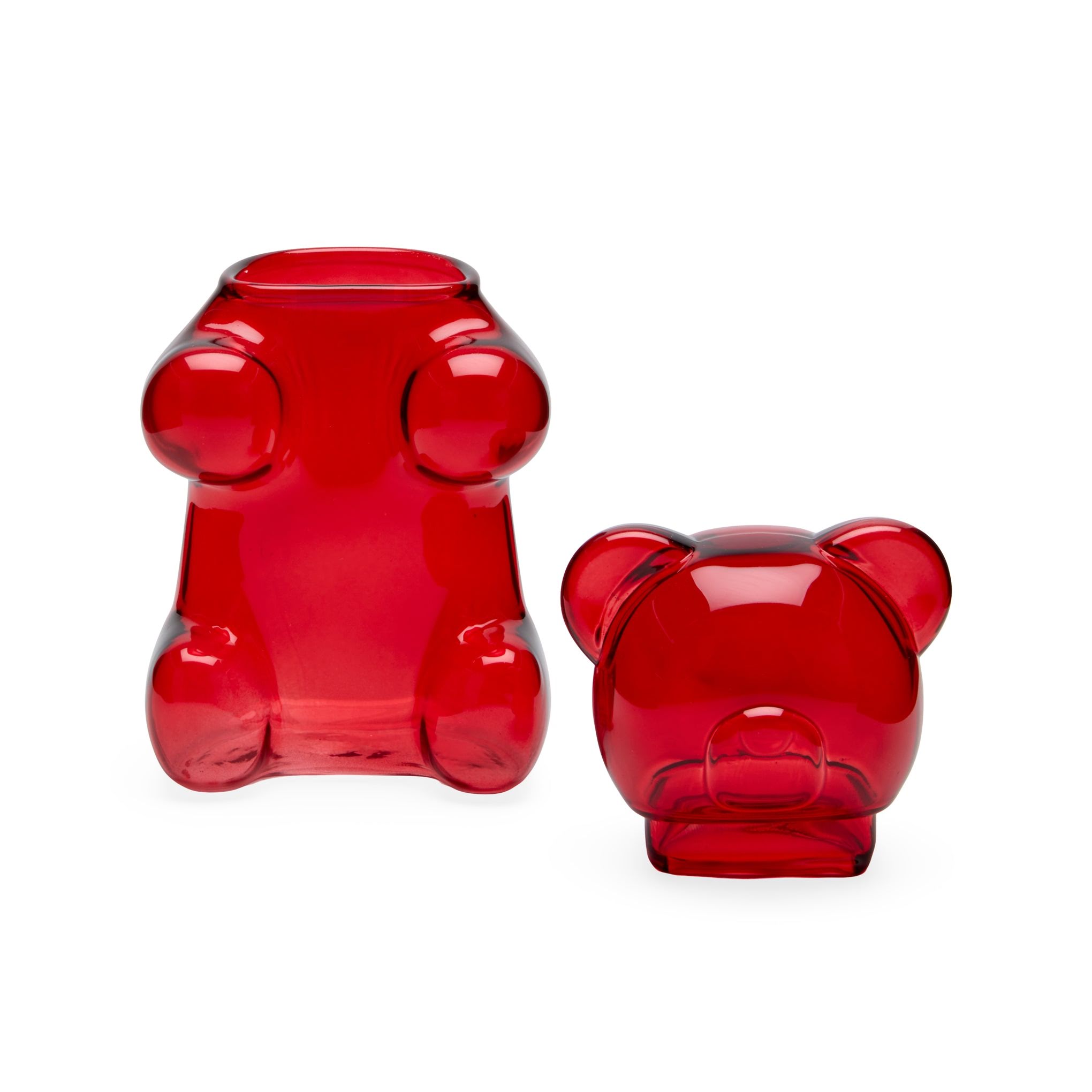 Yummy Bear Glass Sugar Bowl