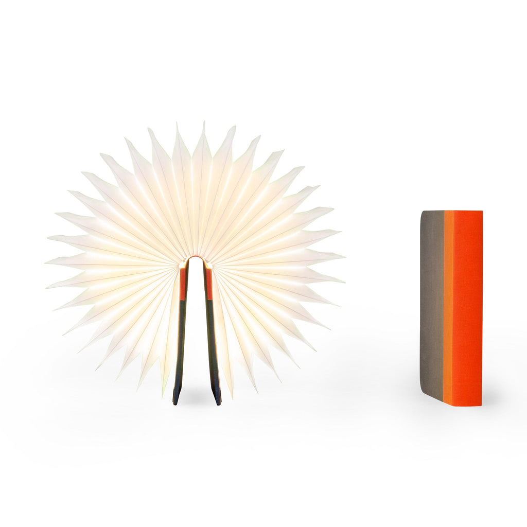 Lumio Book Lamp - Orange/ Green