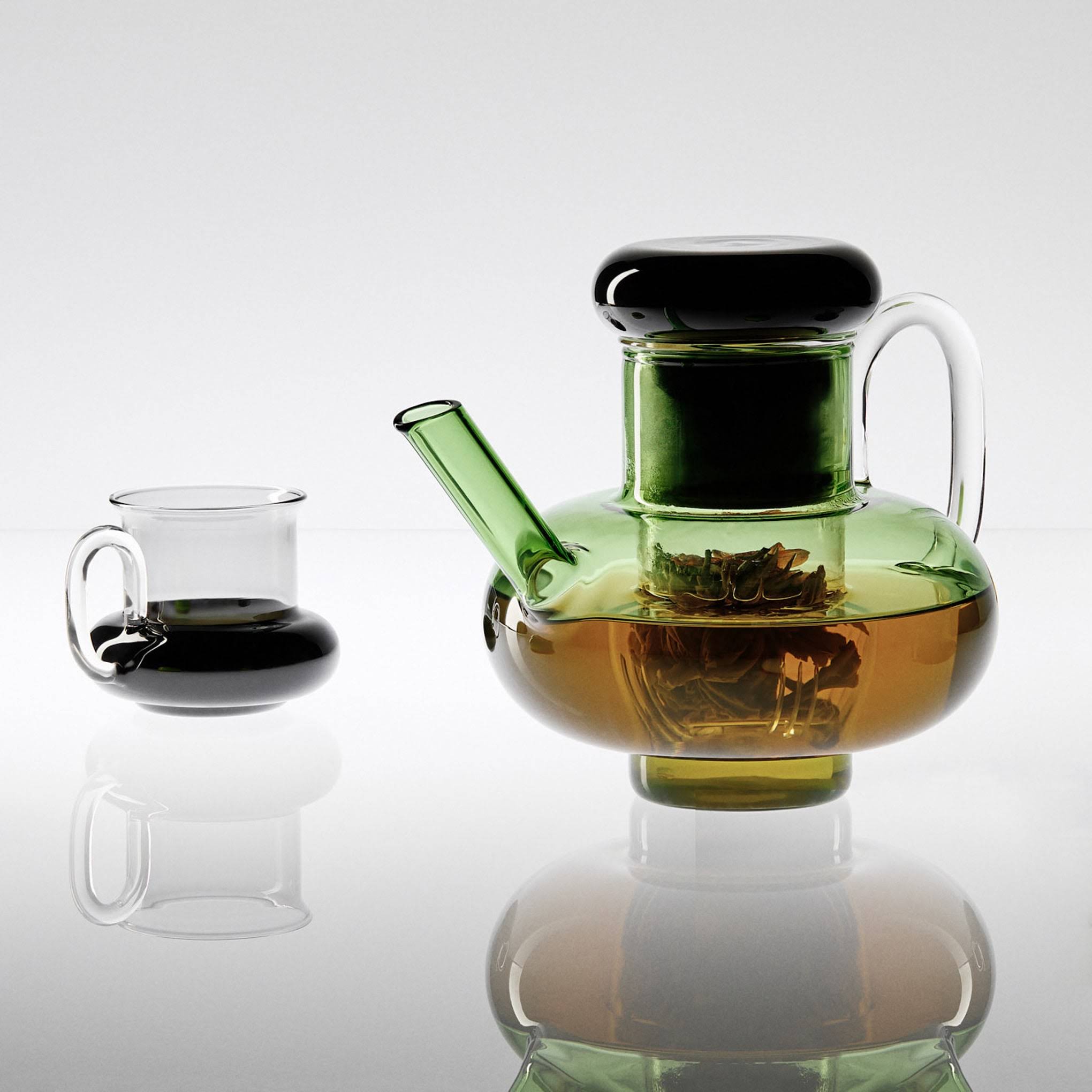 Tom Dixon Bump Glass Mugs - Set of 2