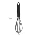 Silicone Whisk, Commercial Non-Scratch Balloon Wire Whisk for Cooking, Manual Egg Beater Milk Frother Coffee Whisks, ...
