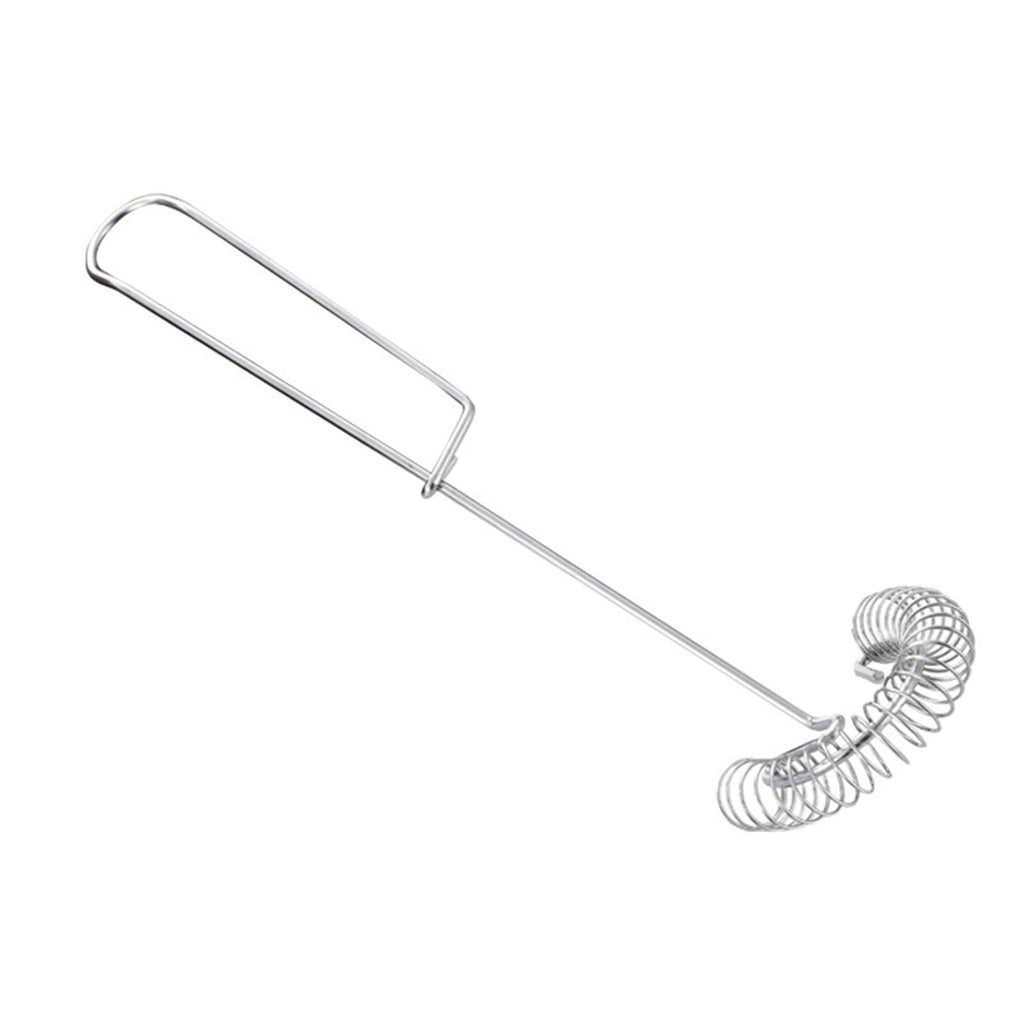 Stainless Steel Egg Whisk, Spring Wire Mixer, Hand Held Egg Beater, Kitchen Cooking Tool, 10.61 Inch Length(1 pack)