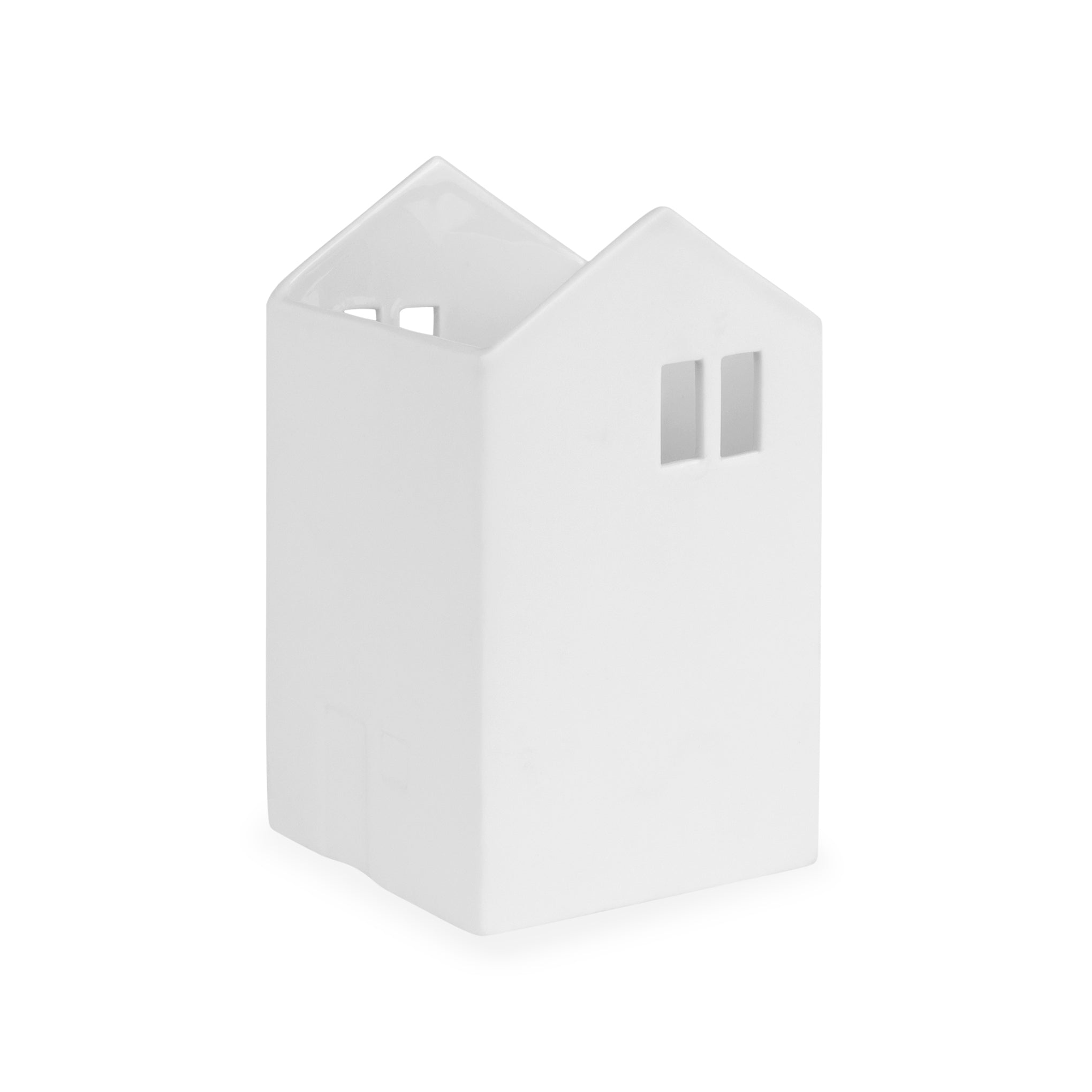 Village House Porcelain Vase - Small