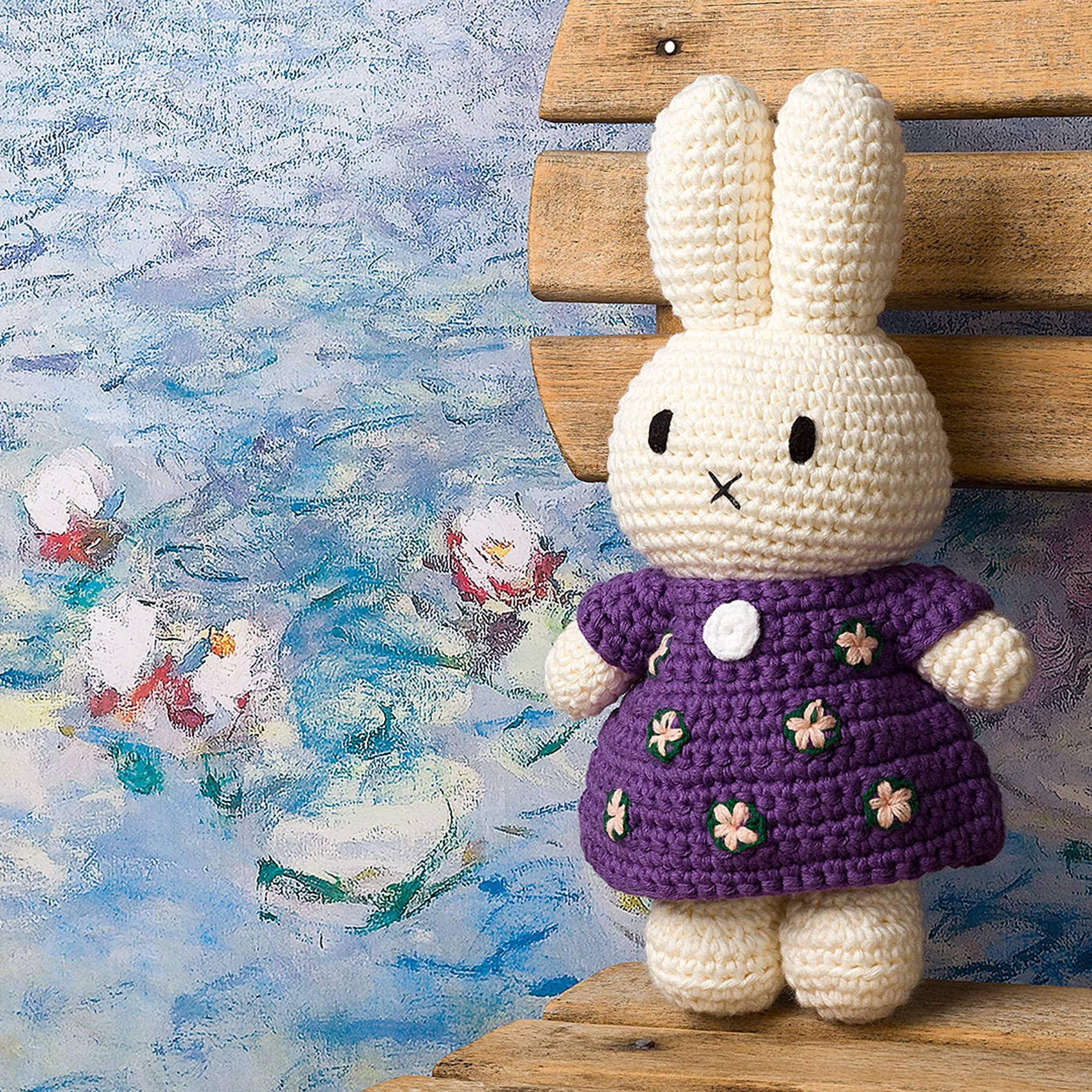 Miffy Crochet Monet Water Lilies Plush