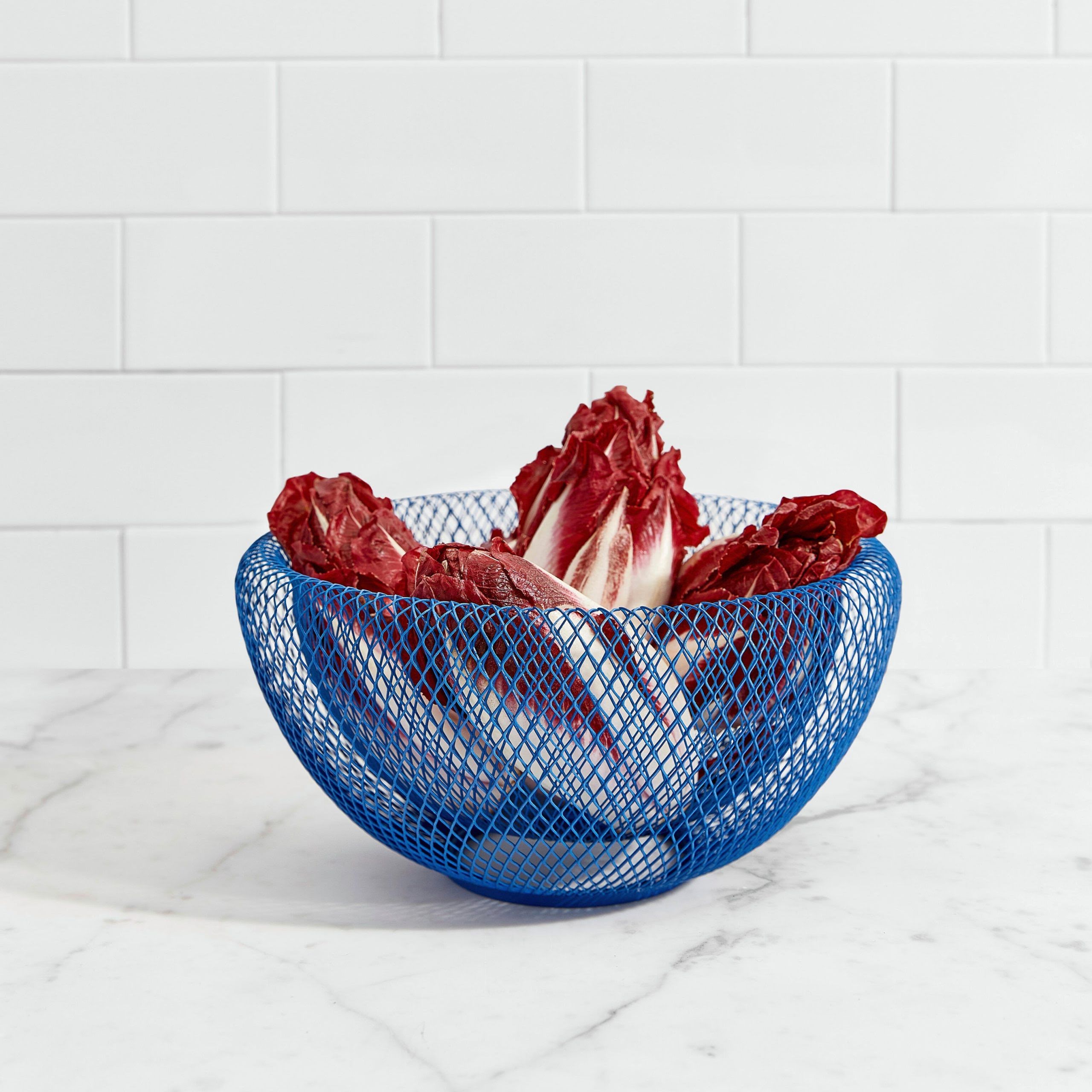 Wire Mesh Bowls - Blue