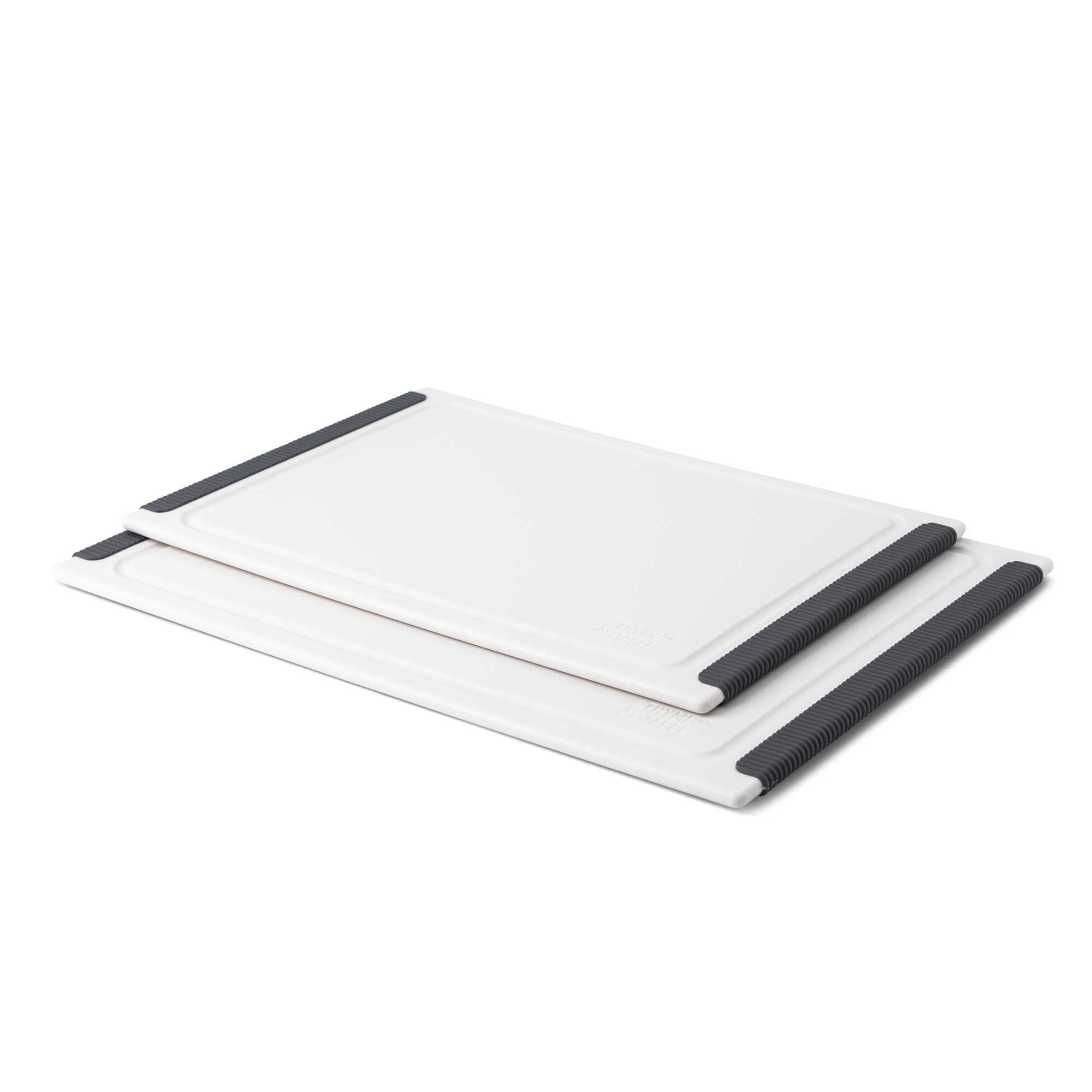 2 Piece Poly Cutting Boards White MD 10x14", LG 12x16"
