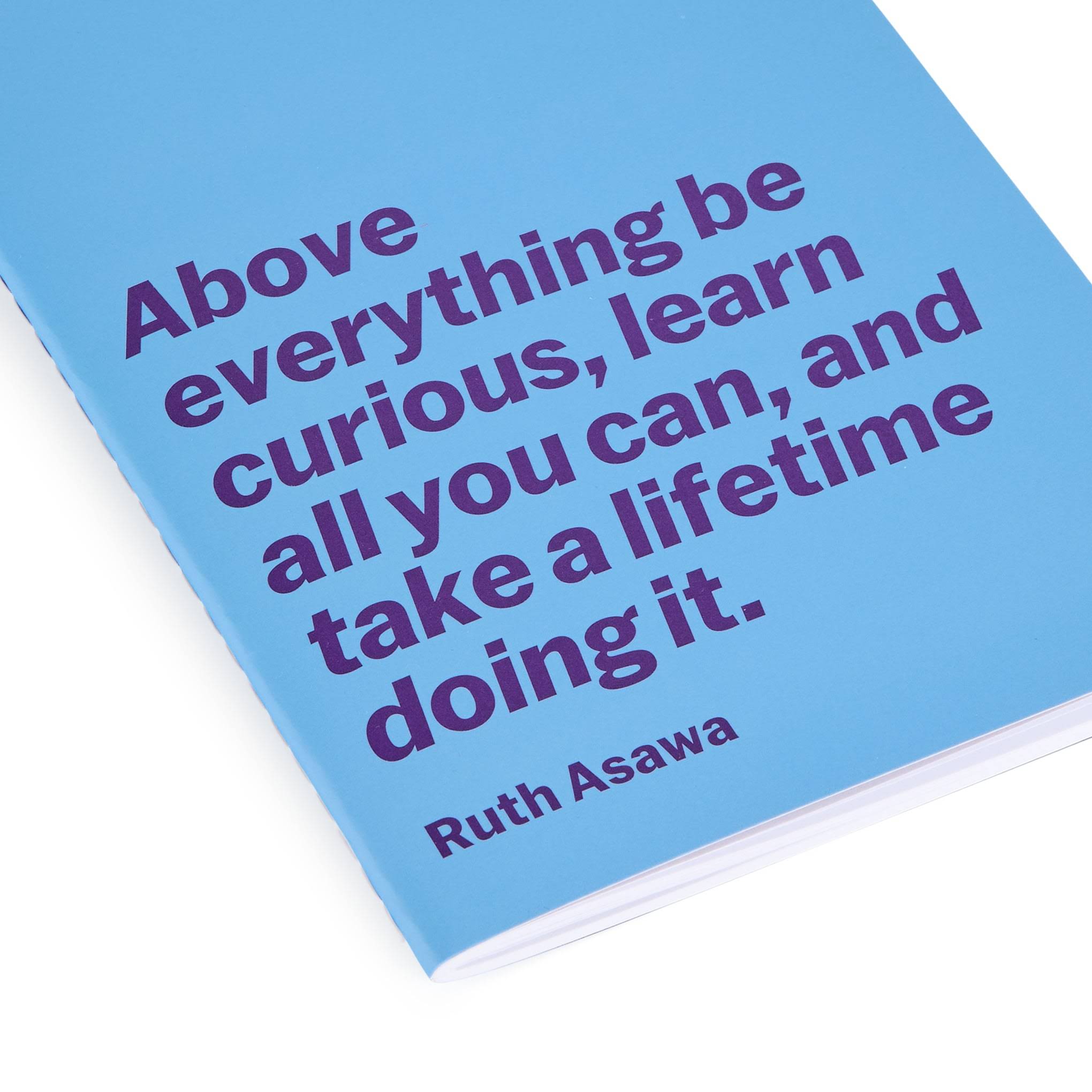 Ruth Asawa Quote Notebook