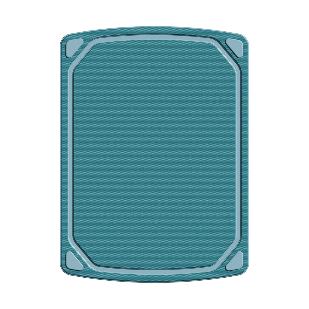2 Pieces 8.5 x 11 and 10 x 14 Non-Slip Recycled Poly Cutting Board, Blue Color