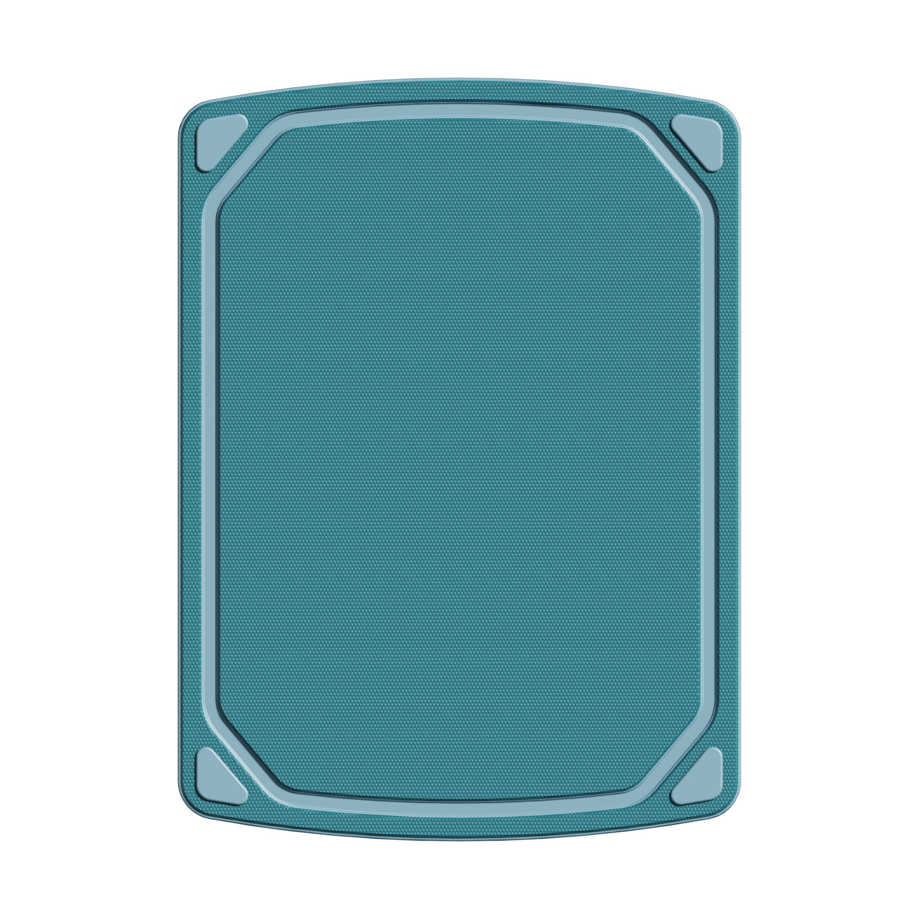 2 Pieces 8.5 x 11 and 10 x 14 Non-Slip Recycled Poly Cutting Board, Blue Color