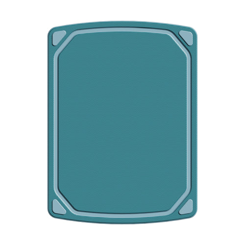 2 Pieces 8.5 x 11 and 10 x 14 Non-Slip Recycled Poly Cutting Board, Blue Color