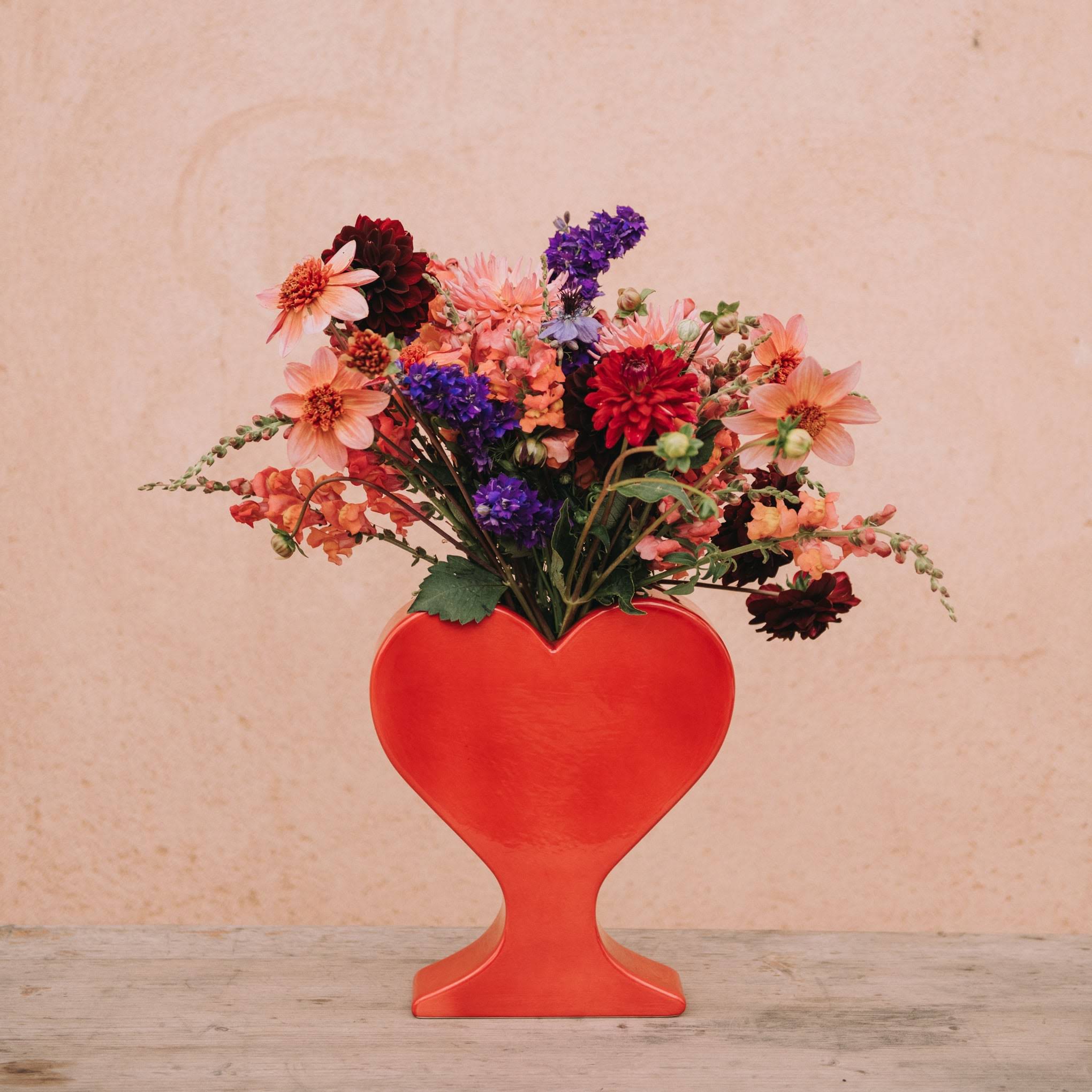 Heart  Ceramic Vase