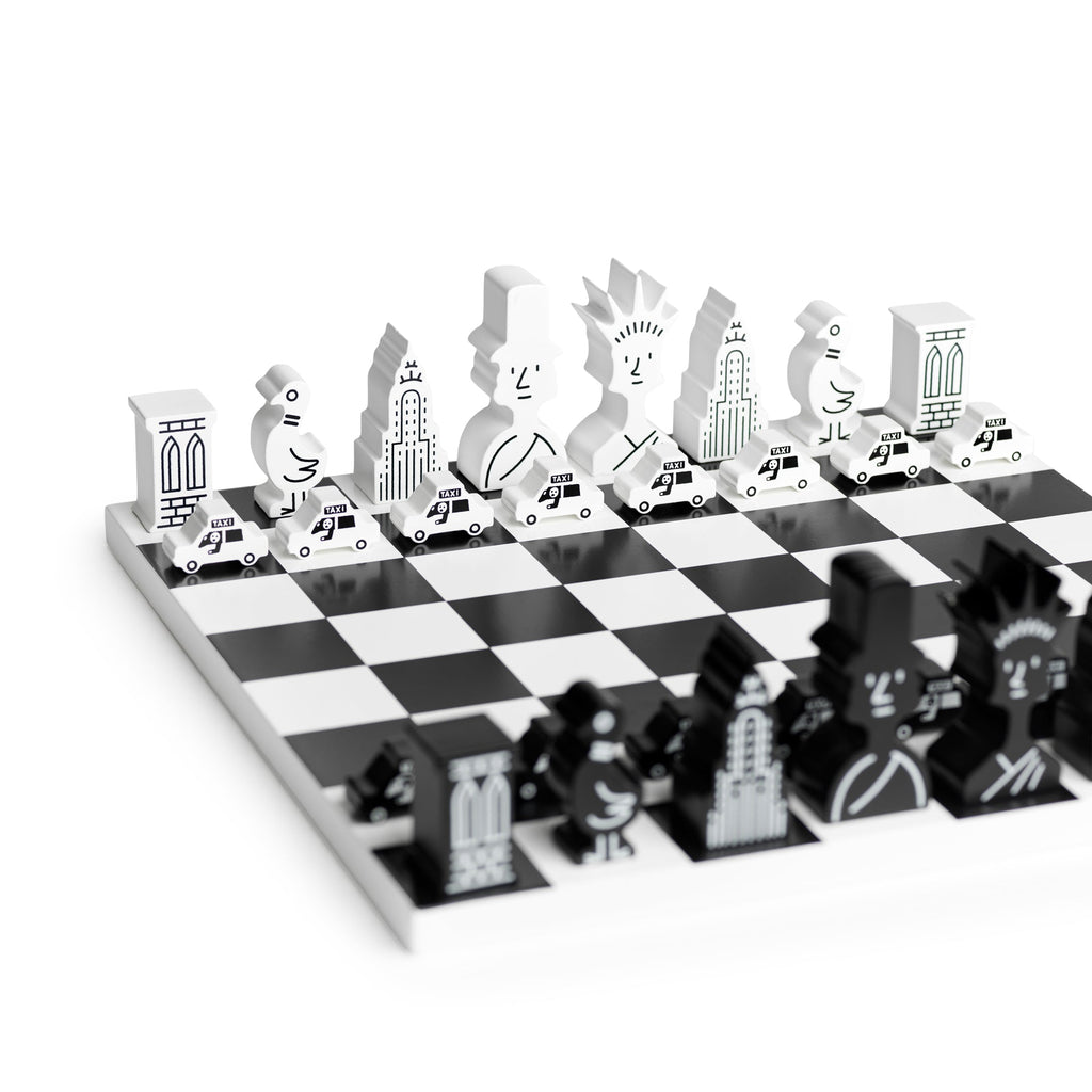 The New Yorker Magazine Chess Set