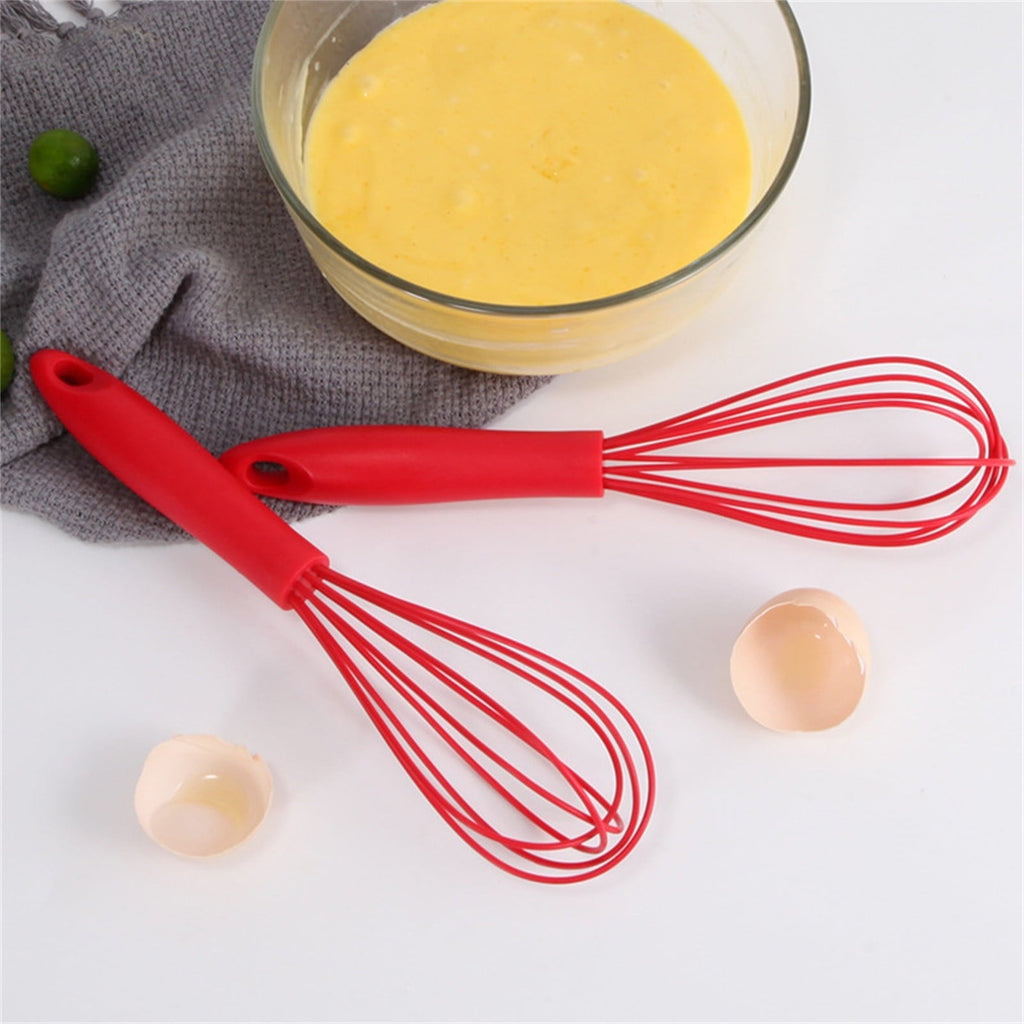 10×2.3 Inch Silicone Whisks, Wire Balloon Form Eggs Beater Kitchen Cookware Cream Stirrers, Milk Frother Coffe...