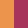 Yinka Ilori Happiness Candle - Orange/ Pink