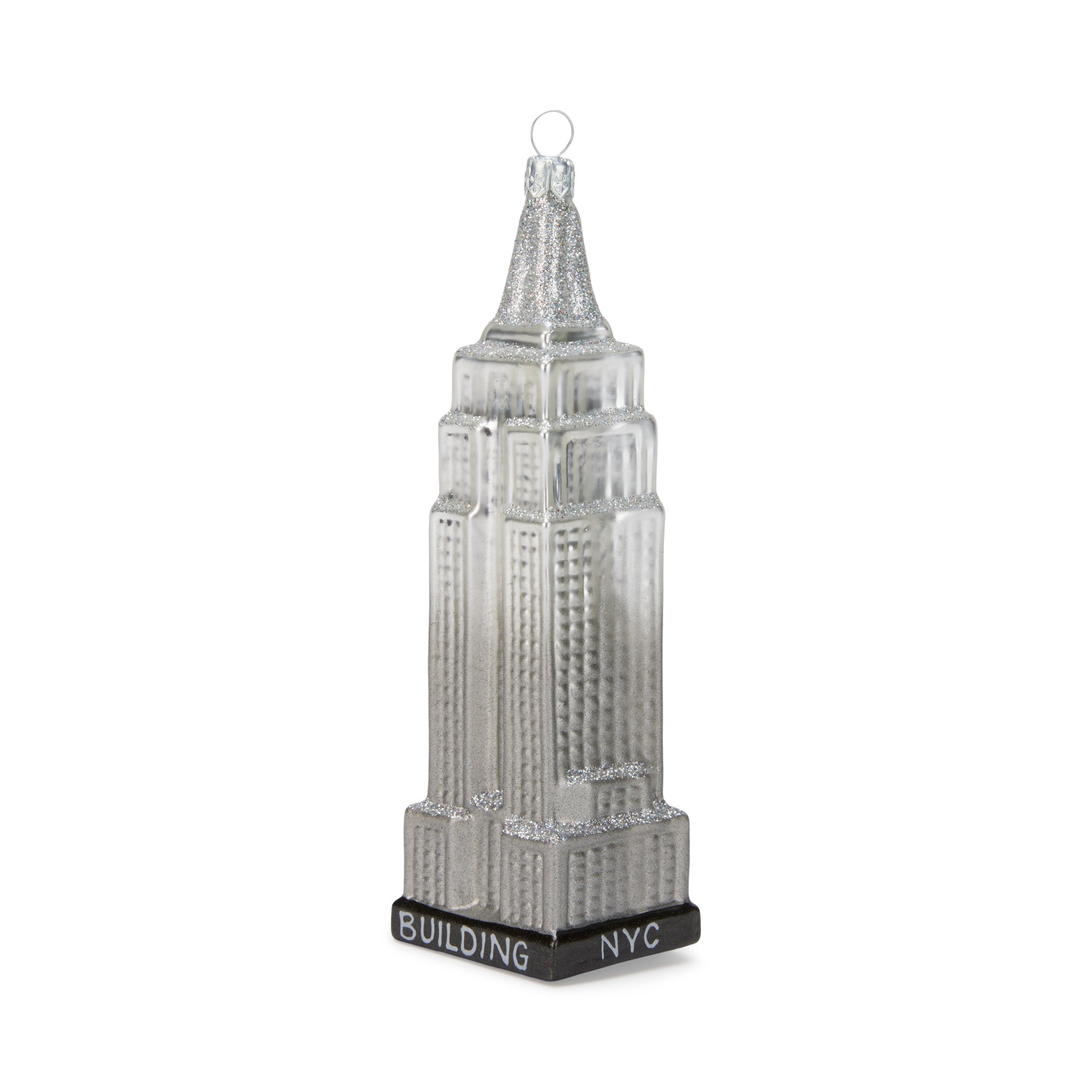 NYC Glass Holiday Ornament - Empire State Building