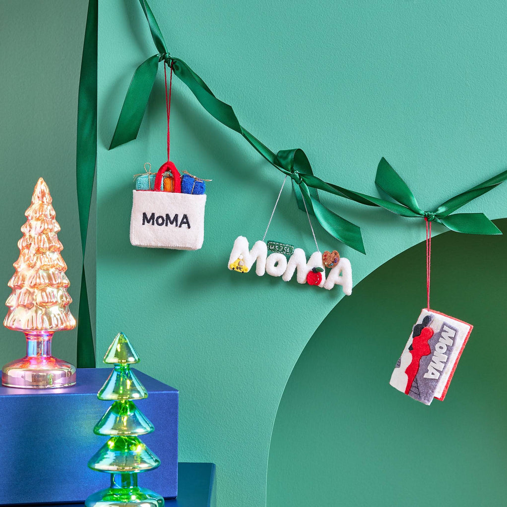 MoMA Shopping Bag Felt Holiday Ornament