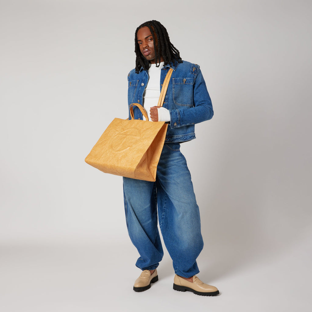 Telfar Tyvek Shopping Bag - Brown