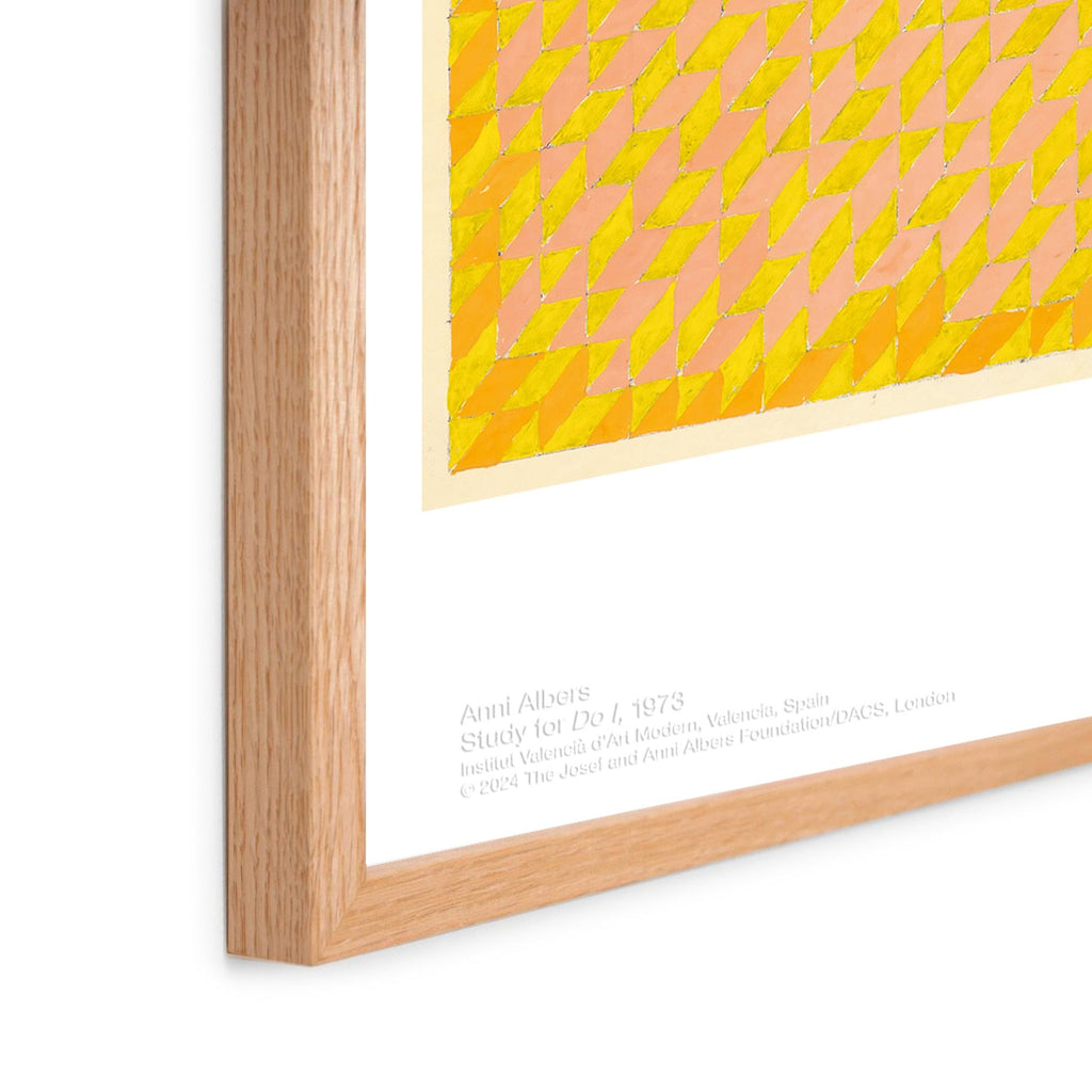 Anni Albers Study for Do I Framed Poster