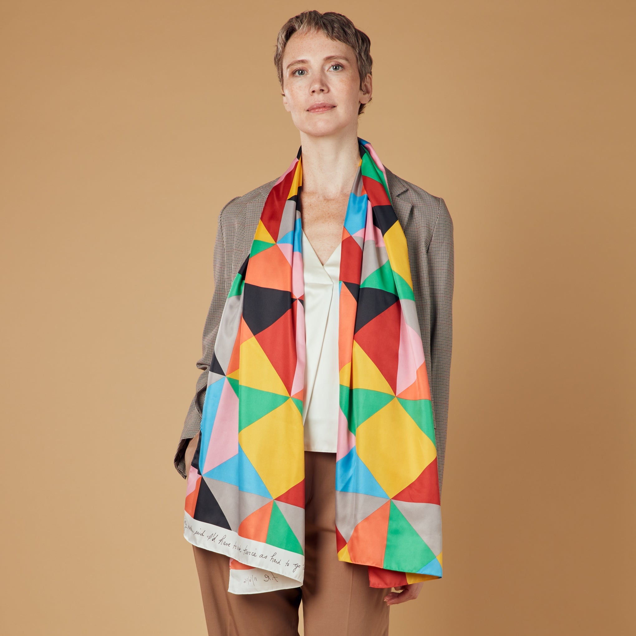 Faith Ringgold Recycled Polyester Scarf