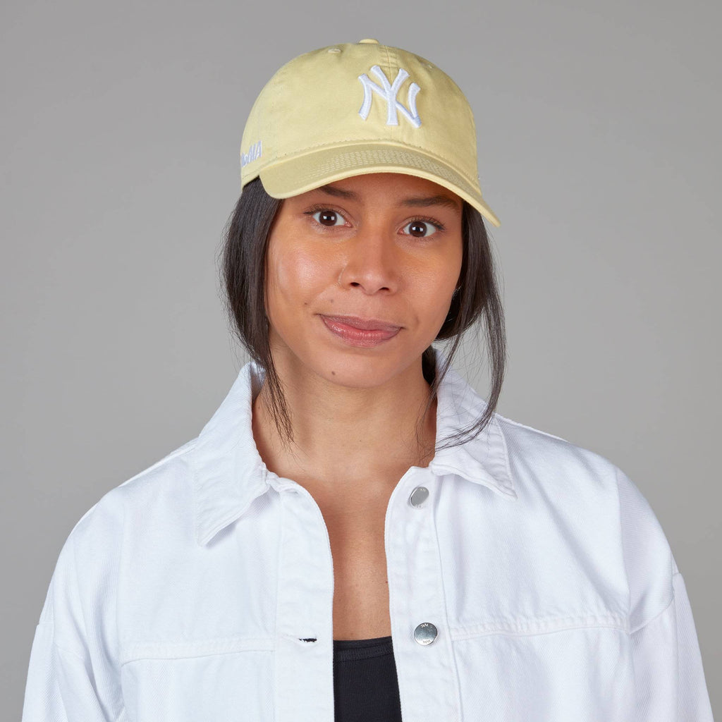 MoMA NY Yankees Adjustable Baseball Cap - Pastel Yellow