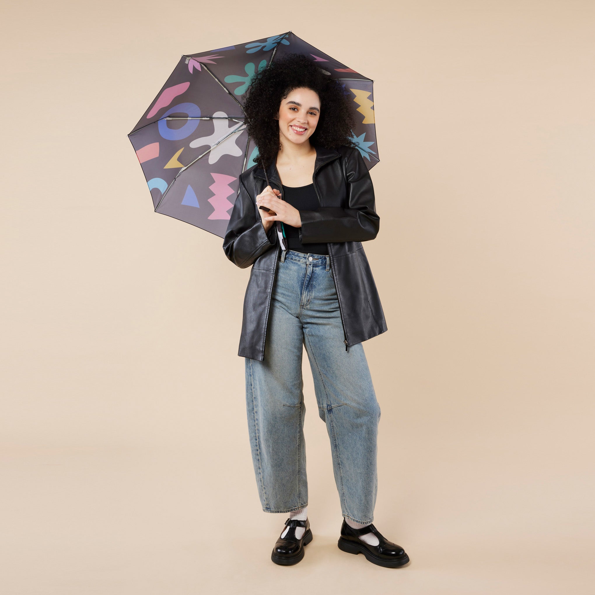 Original Duckhead Recycled Plastic Umbrella - Black/ Multi